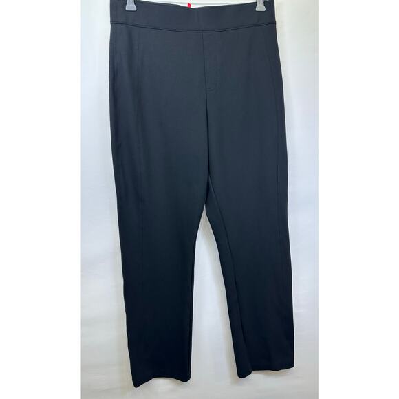 SPANX Black PerfectFit Ponte Slim Straight Pants Women’s Size L - Picture 3 of 9